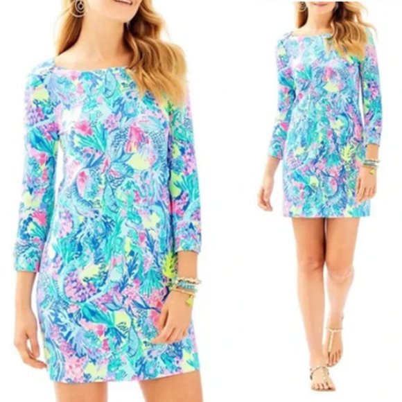 Lilly Pulitzer Mermaids Cove Sophie Shift Dress - Picture 1 of 11
